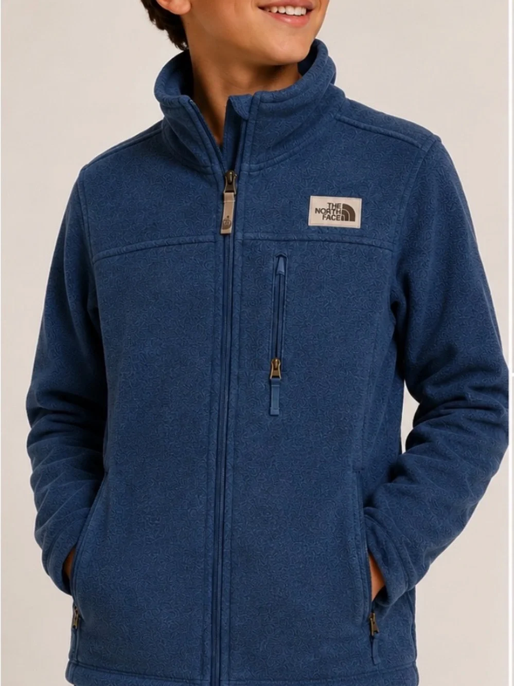 The North Face Youth Gordon Lyons Fleece Full Zip Jacket